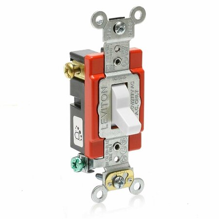 EZGENERATION 20A 3-Way protective Treated Toggle AC Quiet Switch White EZ3309664